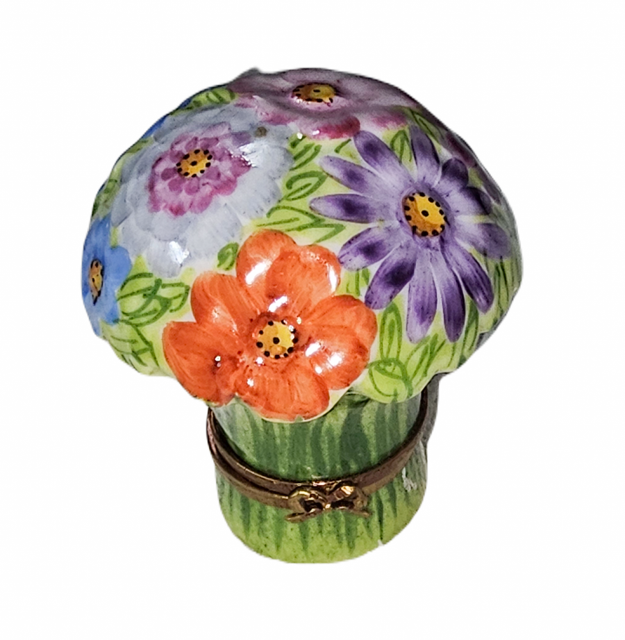 Flower Bouquet Limoges Box Porcelain Limoges flowers wedding French Trinket Box