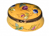 Vibrant Yellow Limoges Trinket Box Porcelain Limoges traditional French Trinket Box