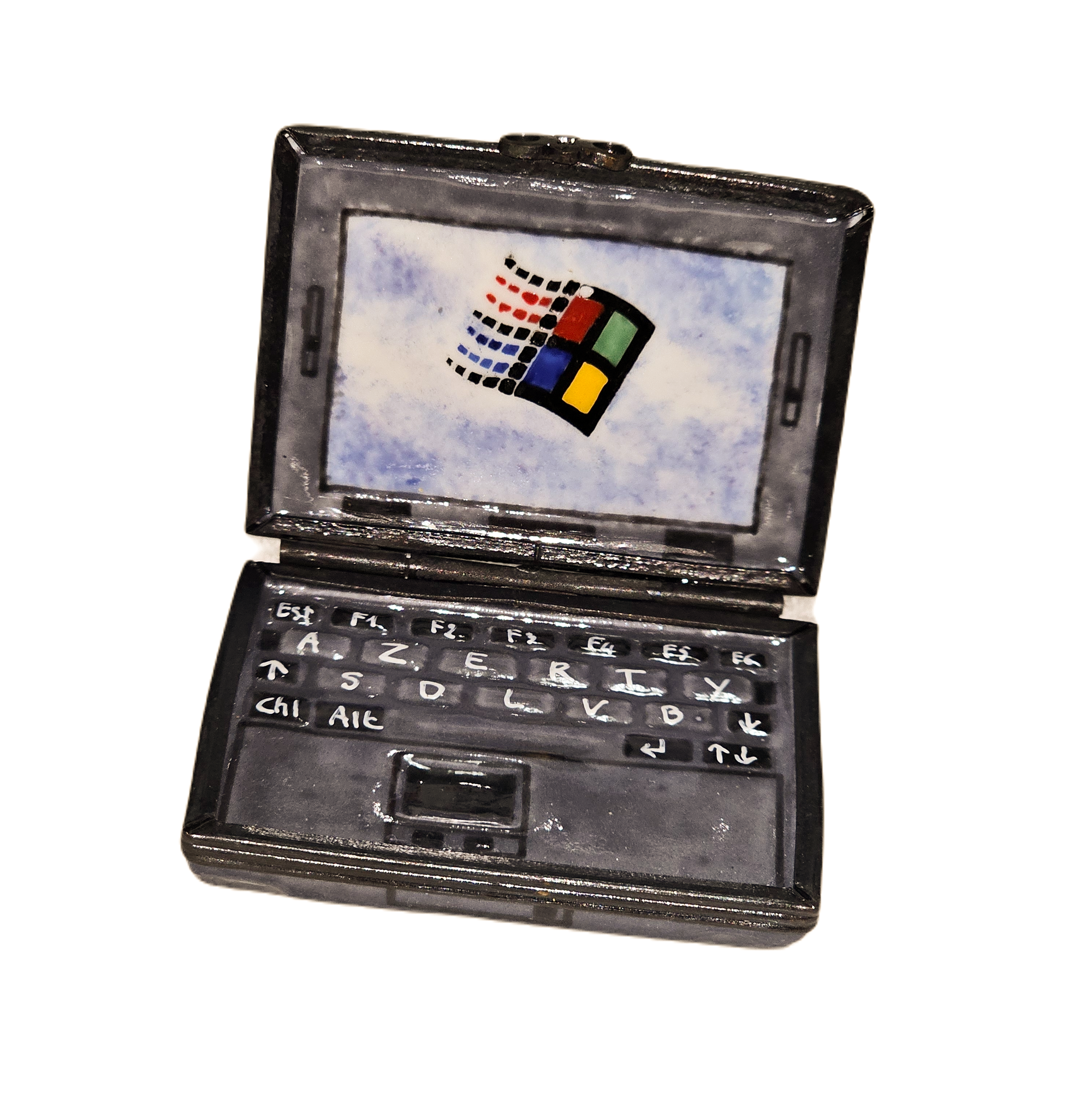 Charming Limoges Laptop Box Porcelain Limoges professional French Trinket Box