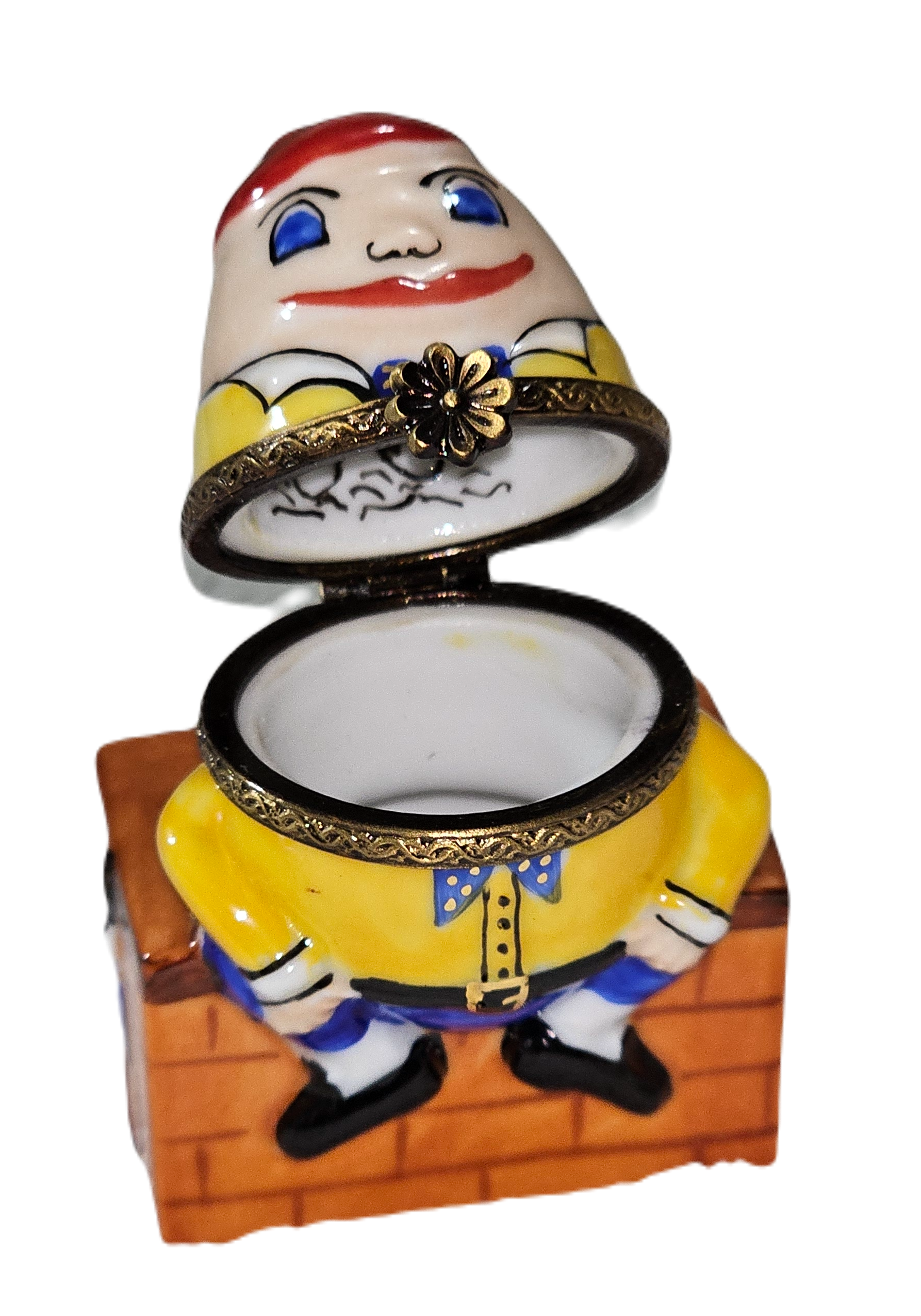 Humpty Dumpty Porcelain Treasure Porcelain Limoges kids book French Trinket Box