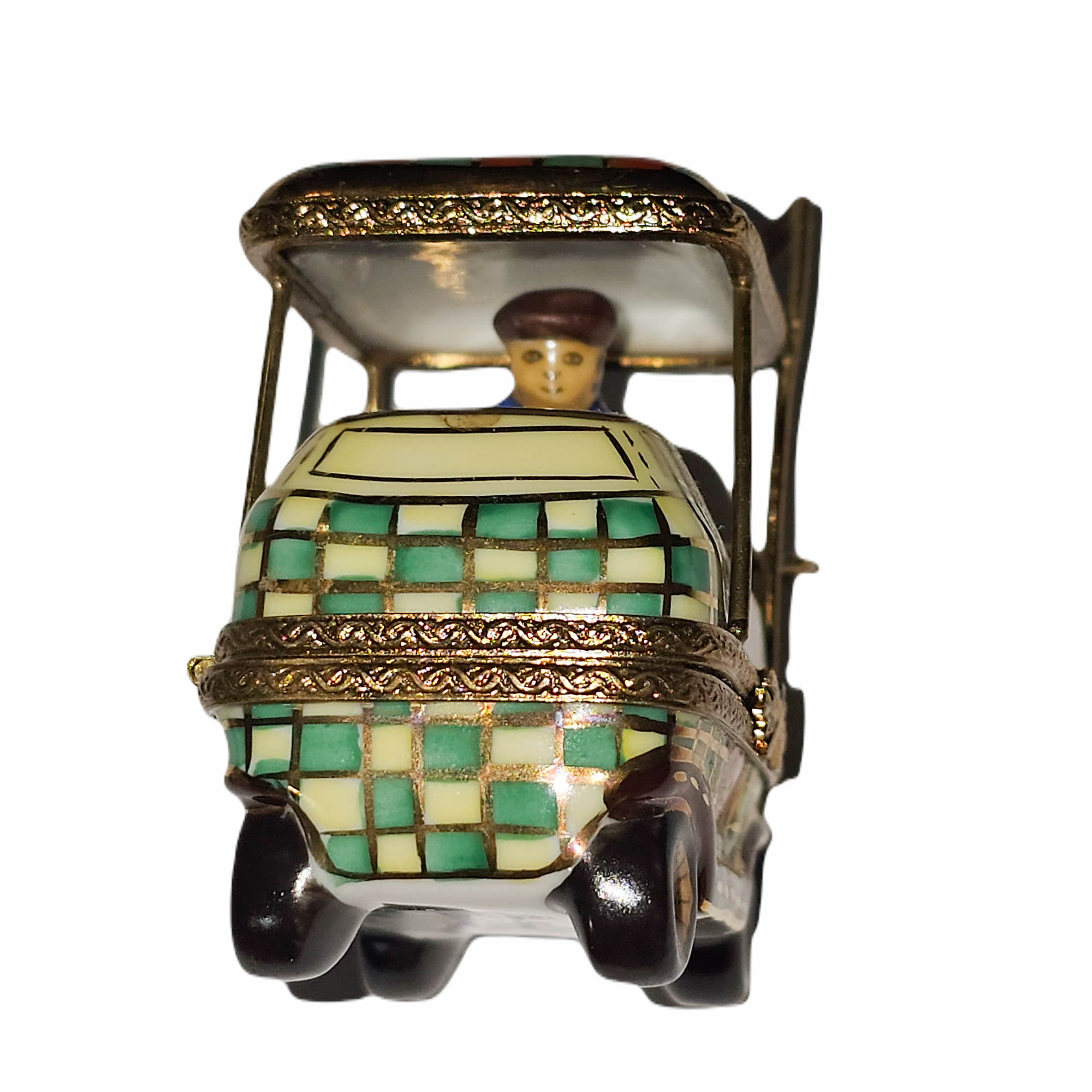 Golf Cart Delight Limoges Box Porcelain Limoges sports French Trinket Box