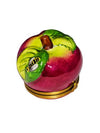 Vibrant Red Apple Limoges Box Porcelain Limoges fruit Vegetable French Trinket Box