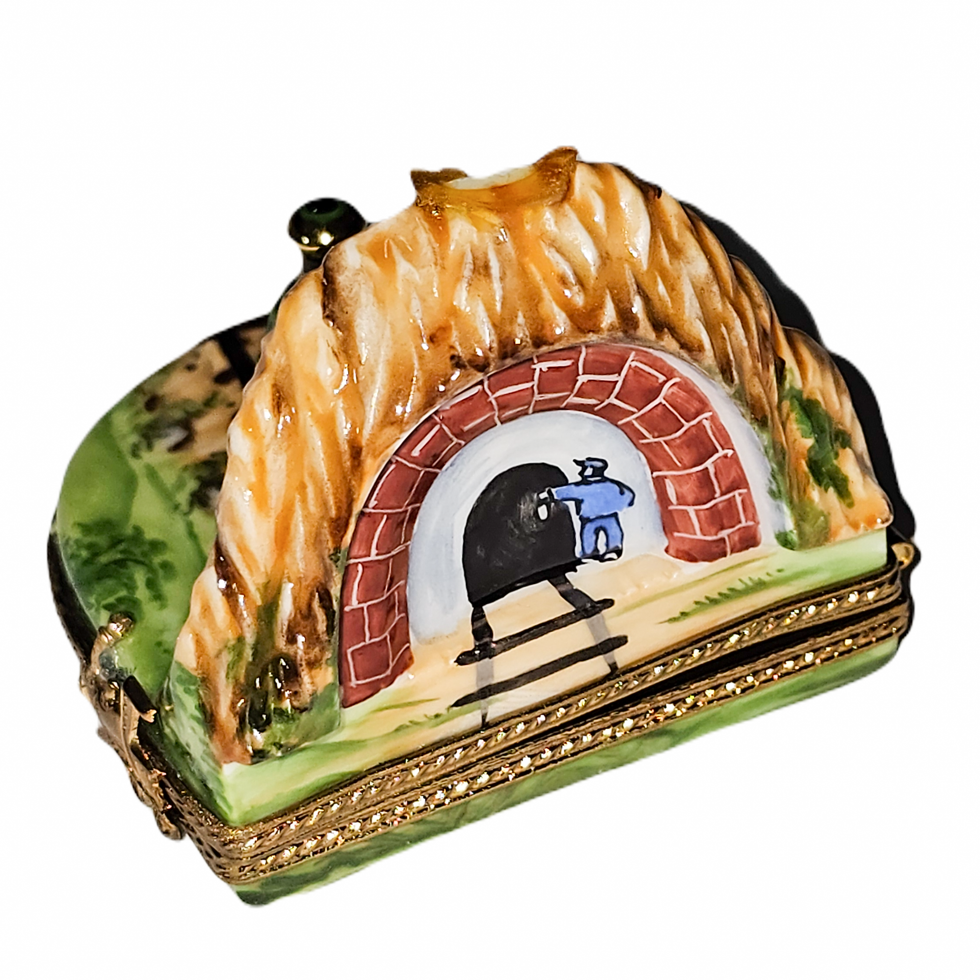 Train Adventure Limoges Box Porcelain Limoges vehicle French Trinket Box