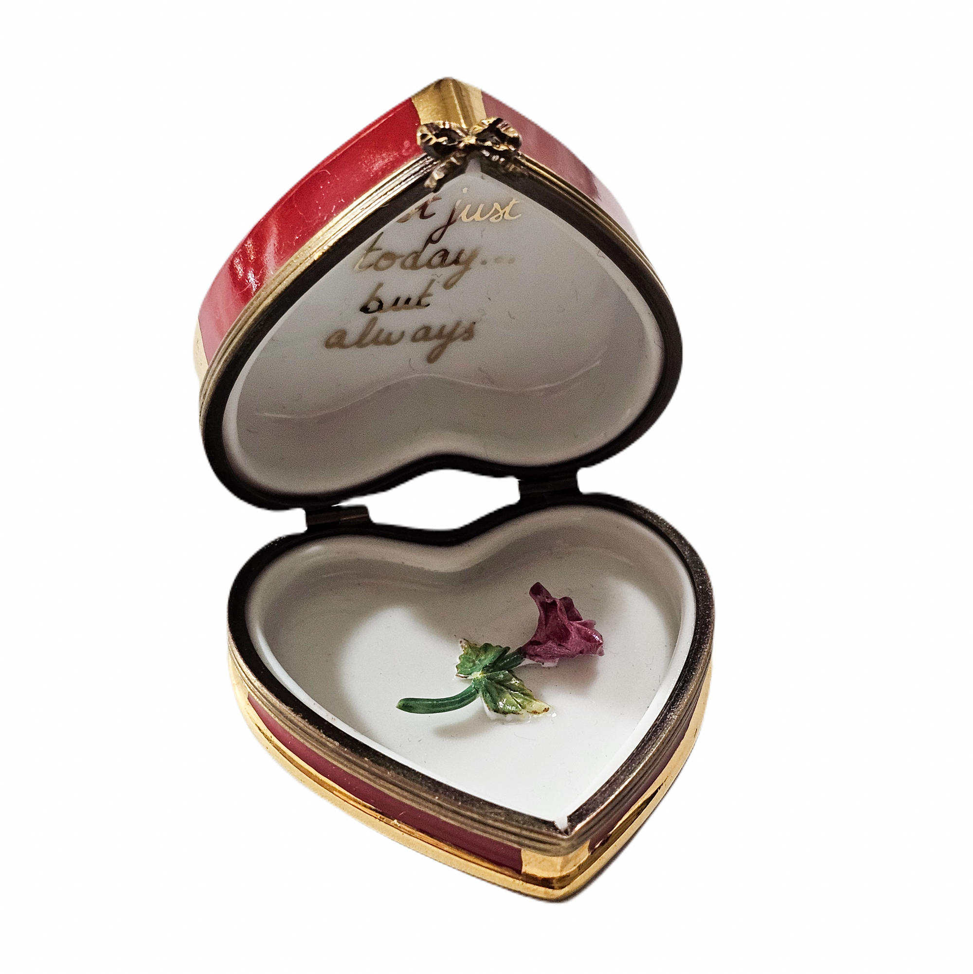 Je T'aime Heart Limoges Box Porcelain Limoges heart valentine love anniversary French Trinket Box