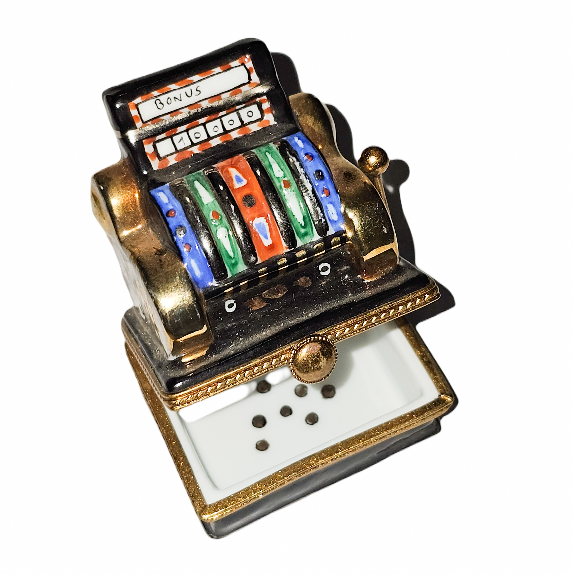 Slot Machine Limoges Box Treasure Porcelain Limoges games French Trinket Box