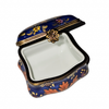 Vibrant Artisan Limoges Treasure Porcelain Limoges traditional French Trinket Box