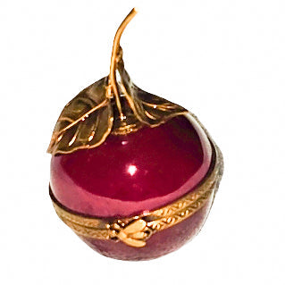 Cherry Blossom Limoges Box Porcelain Limoges fruit vegetable French Trinket Box