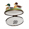 Ducks Gliding Limoges Box Porcelain Limoges birds bird French Trinket Box