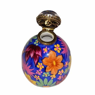 Vibrant Floral Limoges Treasure Porcelain Limoges traditional French Trinket Box