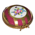 Red Gold Striped Elegance Limoges Box Porcelain Limoges Traditional French Trinket Box