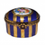 Mini Oval Blue Gold Limoges Box Porcelain Limoges traditional French Trinket Box