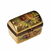 Gold Chest Brown Roses Box Porcelain Limoges traditional French Trinket Box