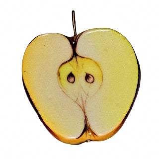 Half Apple Porcelain Limoges Box Porcelain Limoges fruit French Trinket Box