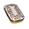 Pink Floral Treasure Box Porcelain Limoges Traditional French Trinket Box