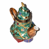 Christmas Tree Teapot Charm Porcelain Limoges christmas tree china French Trinket Box