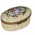 Light Yellow Floral Elegance Box Porcelain Limoges traditional French Trinket Box