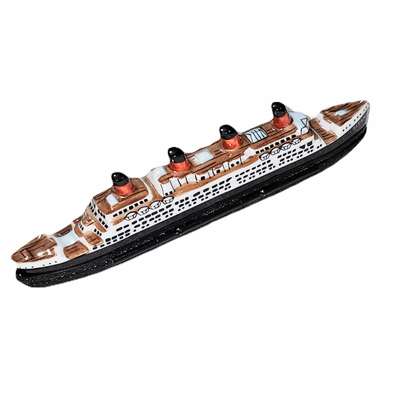 Titanic Limoges Box Treasure Porcelain Limoges vehicle boat ship film art French Trinket Box