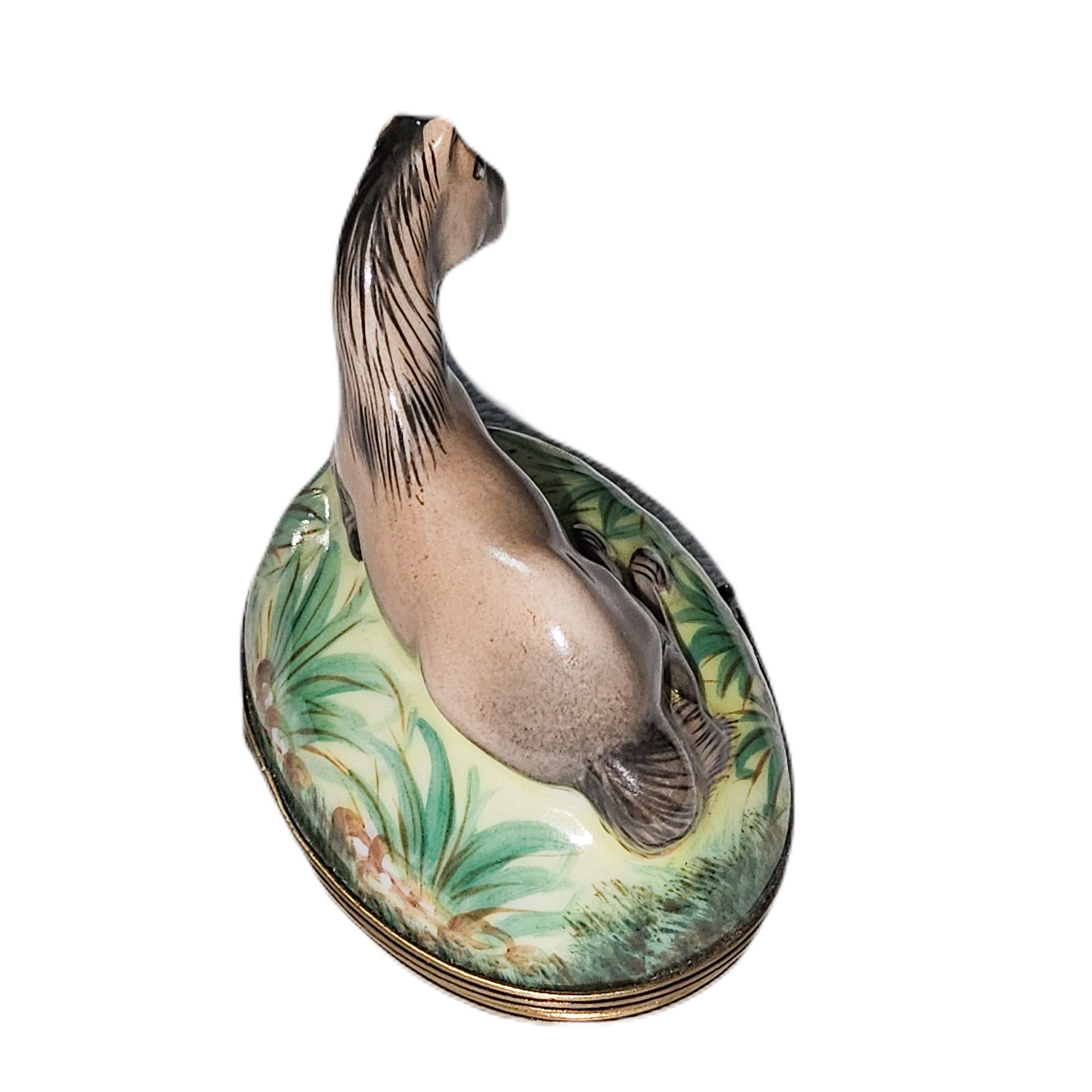 Exquisite Horse Limoges Box Porcelain Limoges horse farm animal French Trinket Box