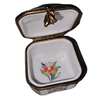 Floral Serenity Limoges Box Porcelain Limoges traditional French Trinket Box
