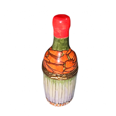Elegant Limoges Wine Bottle Porcelain Limoges wine French Trinket Box