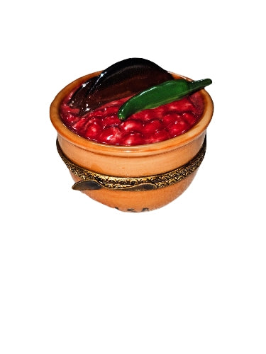 Vibrant Mexican Salsa Limoges Box Porcelain Limoges Food French Trinket Box