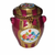 Red Gold Striped Elegance Canister Porcelain Limoges traditional French Trinket Box