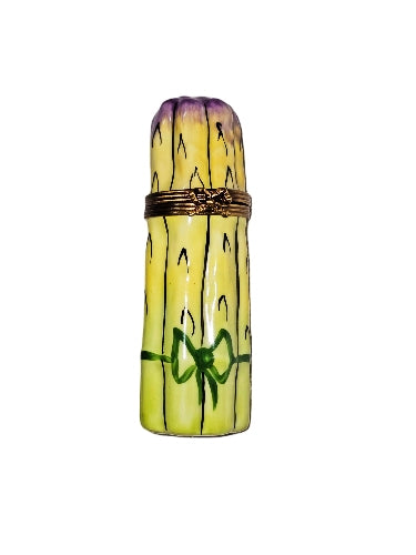 Charming Asparagus Limoges Box Porcelain Limoges fruit vegetable French Trinket Box