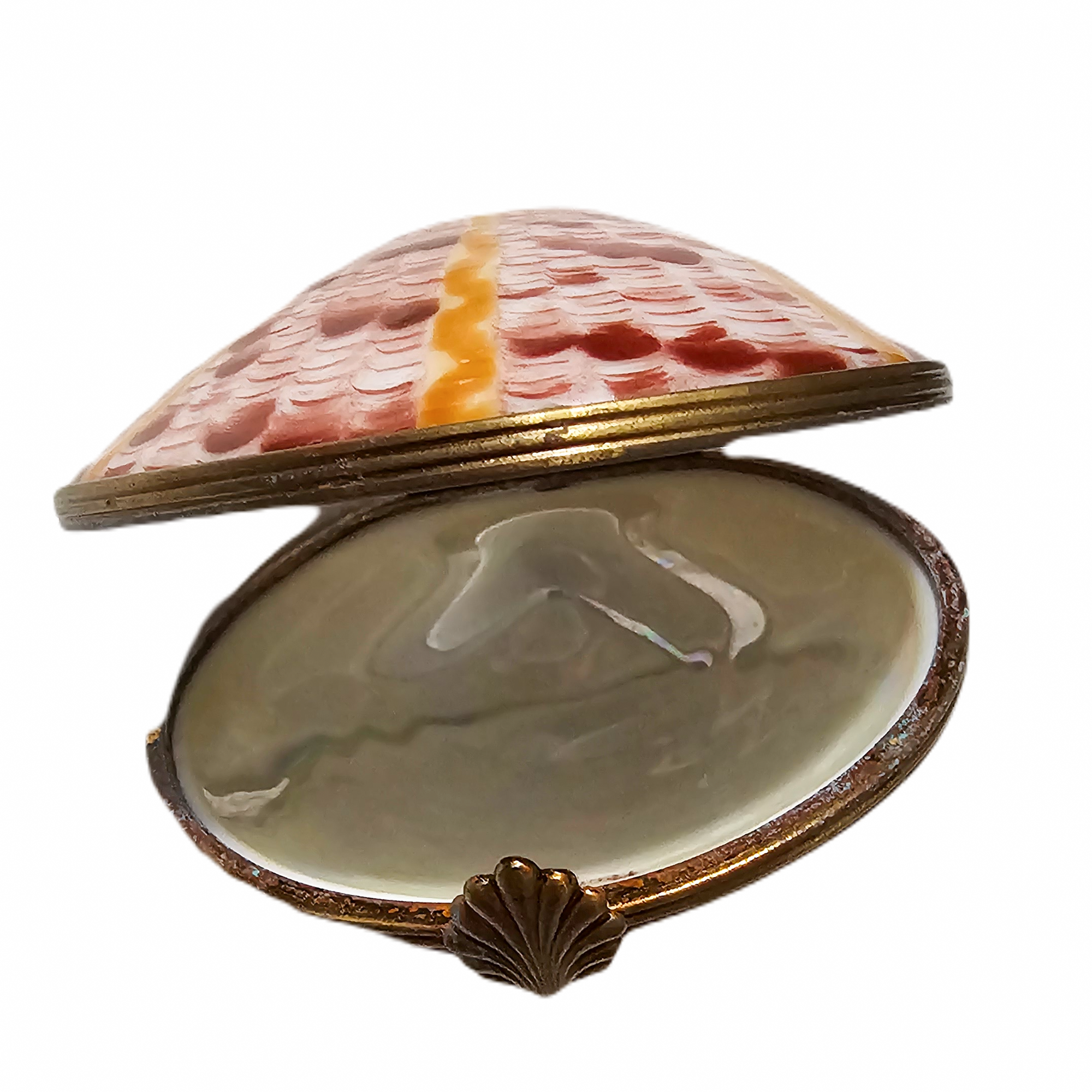 Sea Shell Treasure Limoges Box Porcelain Limoges beach ocean French Trinket Box