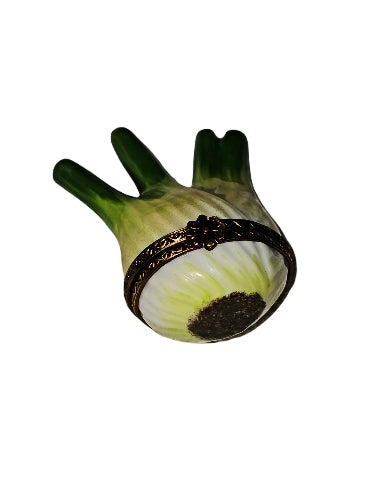 Fennel Bulb Limoges Box Porcelain Limoges fruit Vegetable French Trinket Box