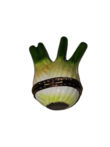 Fennel Bulb Limoges Box Porcelain Limoges fruit Vegetable French Trinket Box