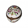 Floral Elegance Limoges Box Porcelain Limoges egg French Trinket Box