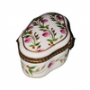 Pink Floral Elegance Box Porcelain Limoges traditional French Trinket Box
