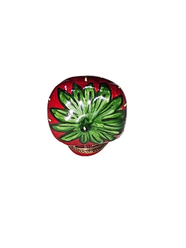 Large Strawberry Limoges Box Porcelain Limoges fruit vegetables French Trinket Box