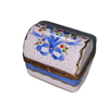 Light Blue Floral Elegance Box Porcelain Limoges traditional French Trinket Box