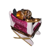 Saxophone Elegance on Chair Porcelain Limoges music French Trinket Box