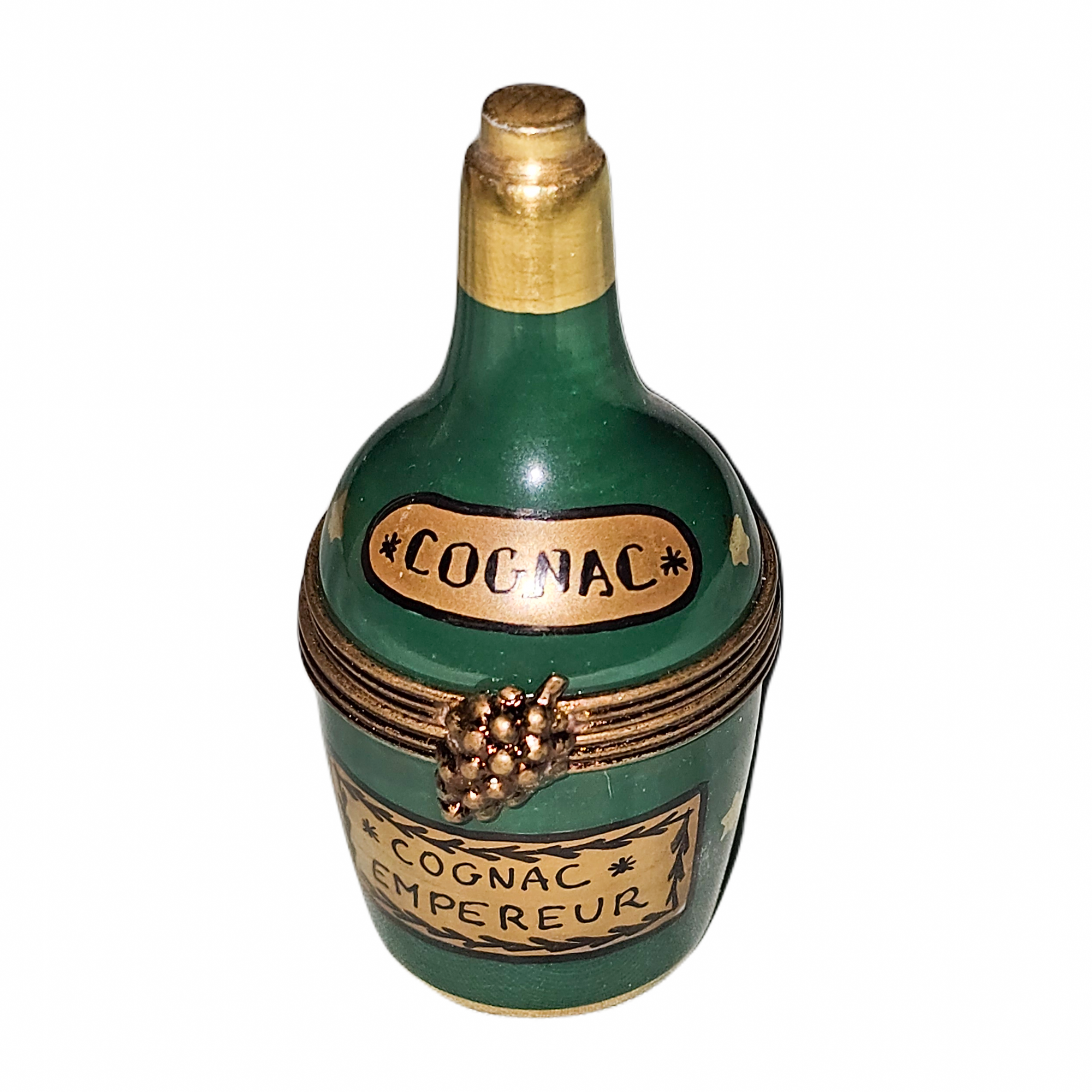 Cognac Liqueur Elegance Box Porcelain Limoges wine French Trinket Box
