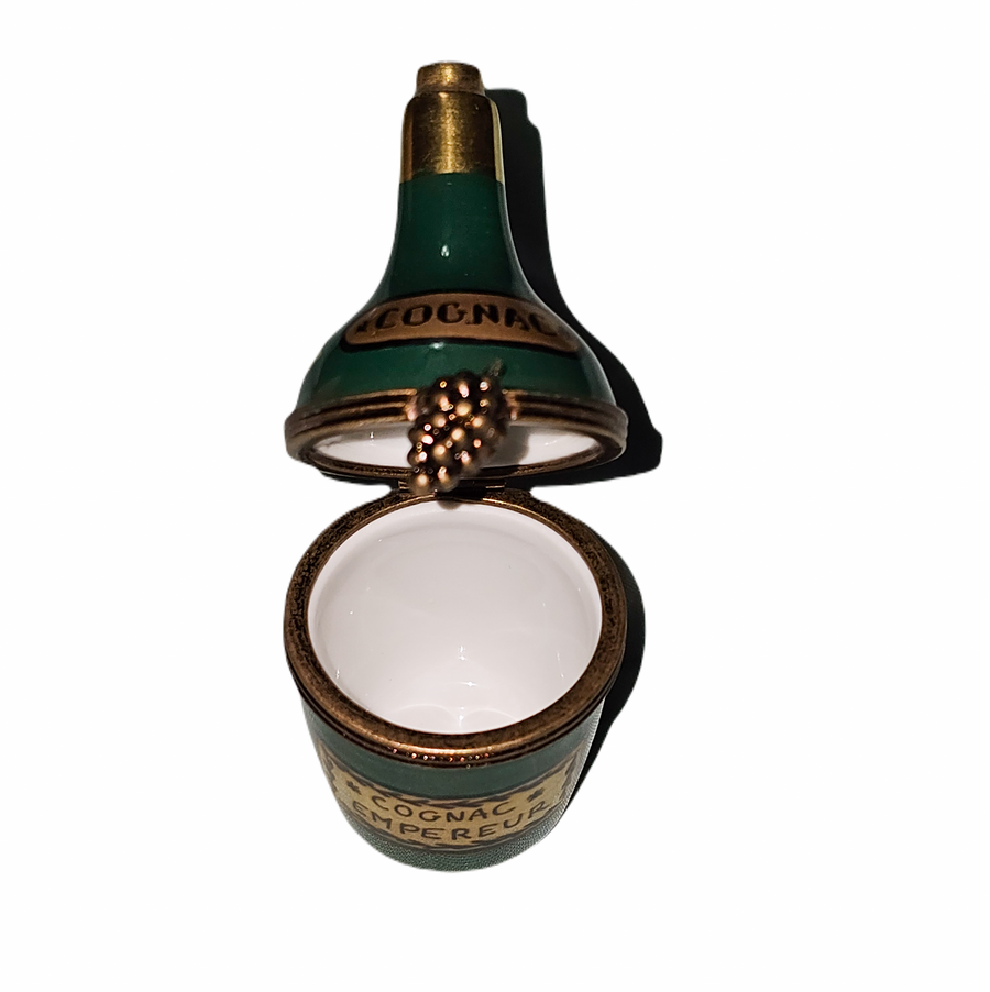 Cognac Liqueur Elegance Box Porcelain Limoges wine French Trinket Box