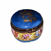 Blue Floral Elegance Limoges Box Porcelain Limoges traditional French Trinket Box