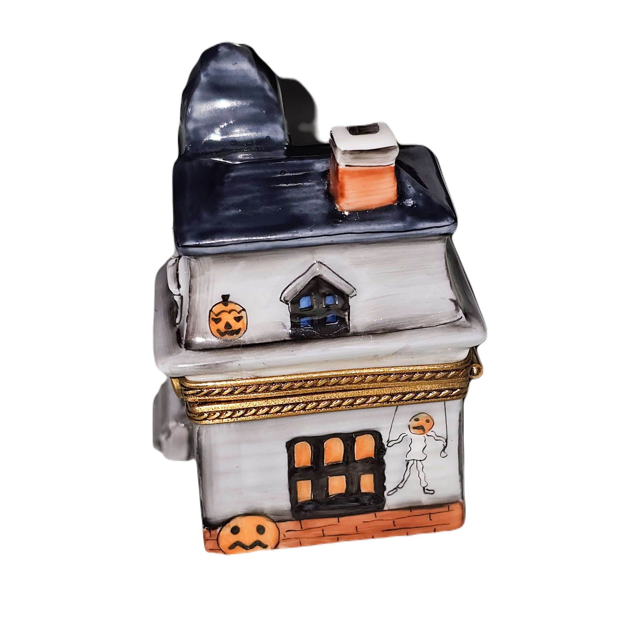 Haunted House Limoges Box Porcelain Limoges halloween French Trinket Box