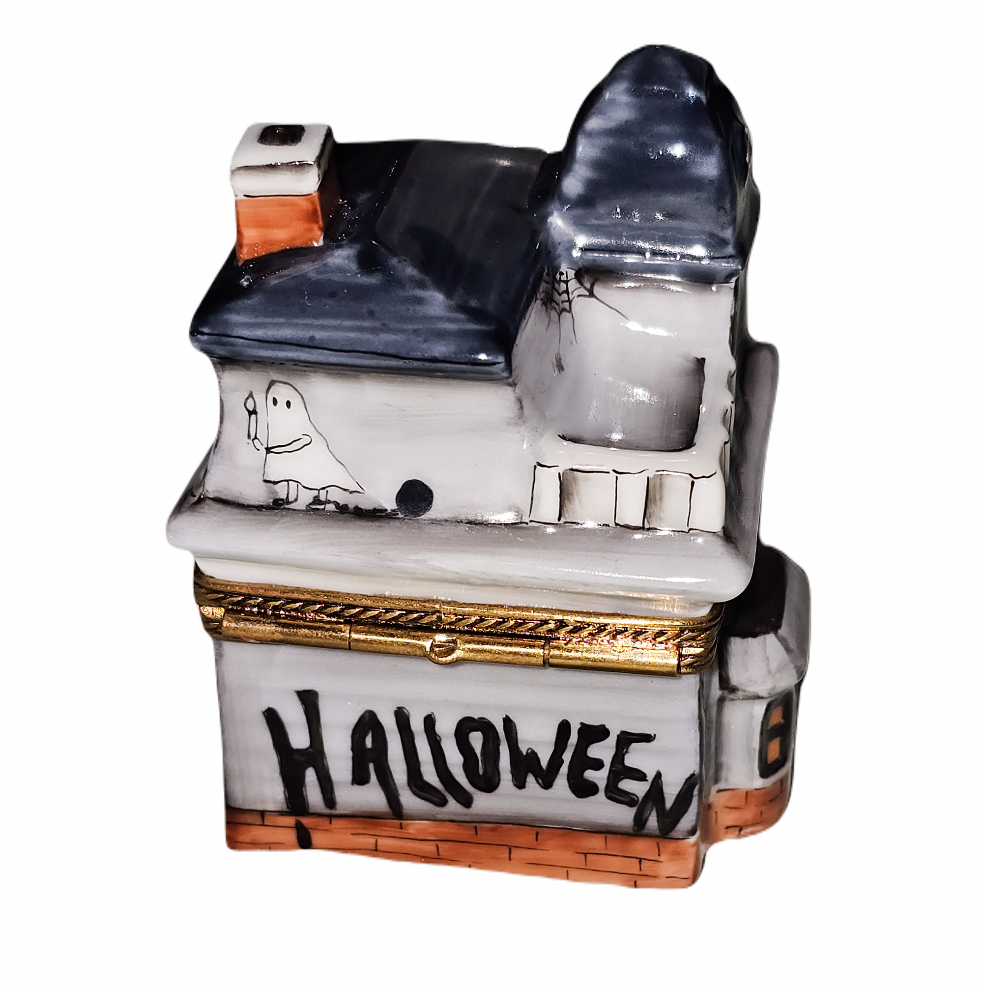 Haunted House Limoges Box Porcelain Limoges halloween French Trinket Box