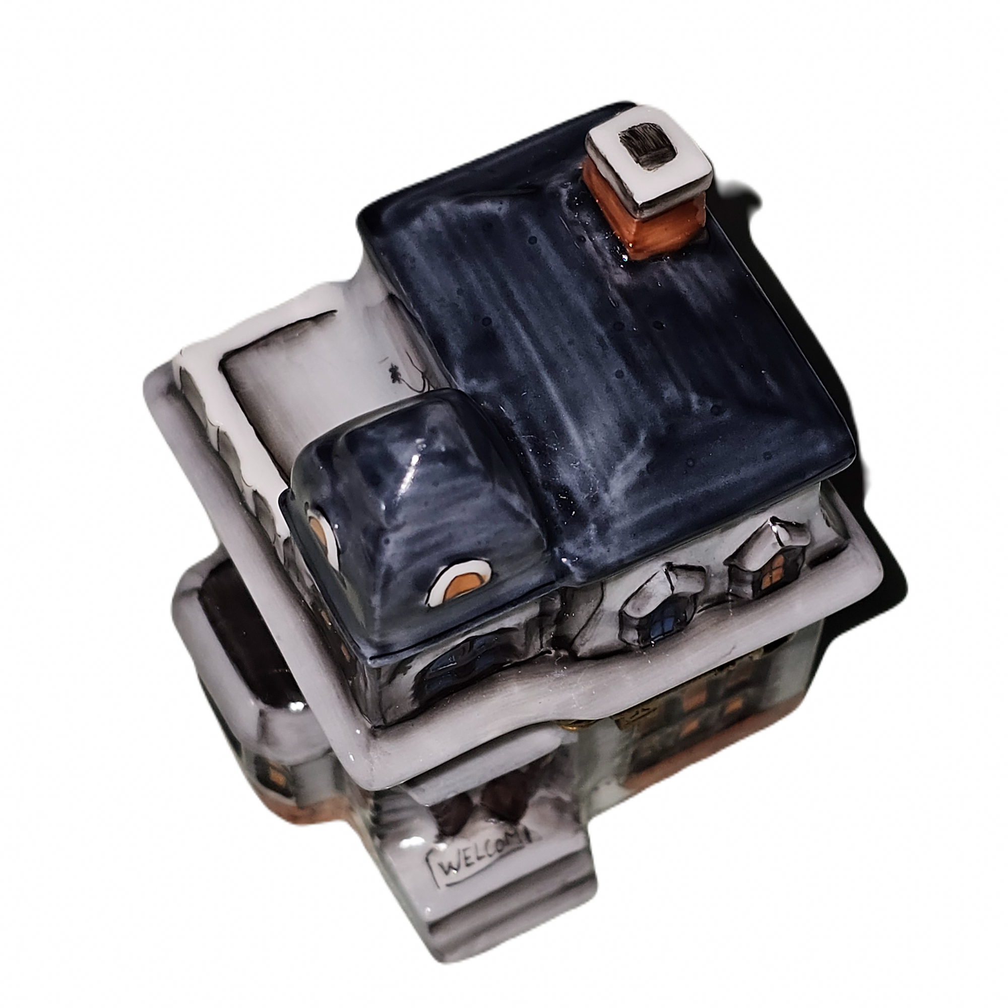 Haunted House Limoges Box Porcelain Limoges halloween French Trinket Box