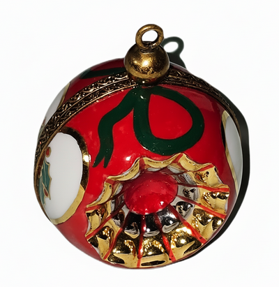 Elegant Red Christmas Ornament for Holiday Decor