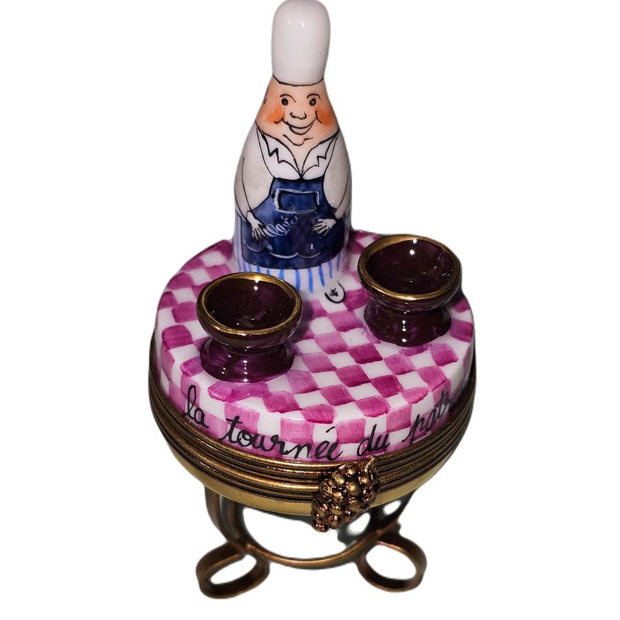 Chef's Table Limoges Box Porcelain Limoges food professional French Trinket Box