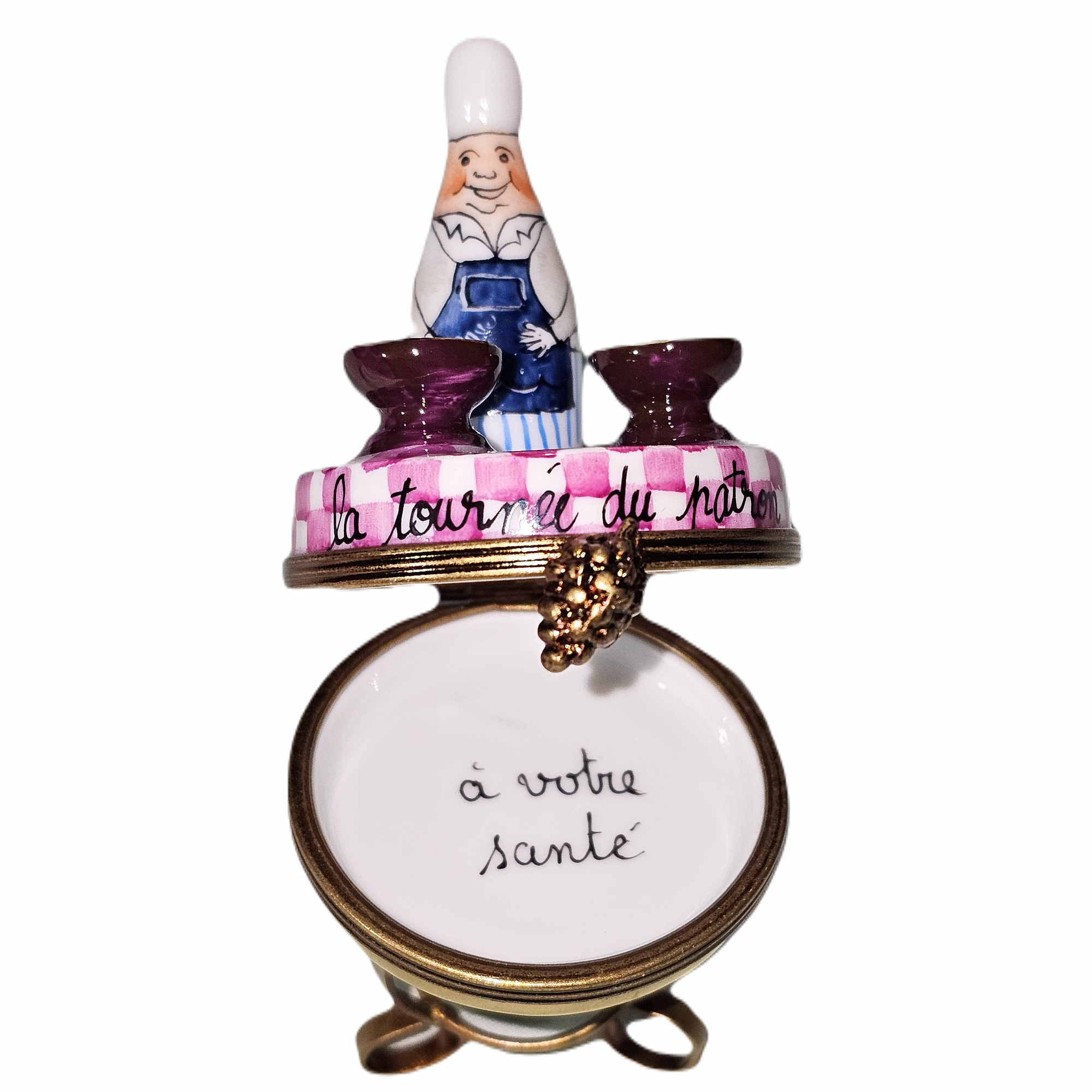 Chef's Table Limoges Box Porcelain Limoges food professional French Trinket Box