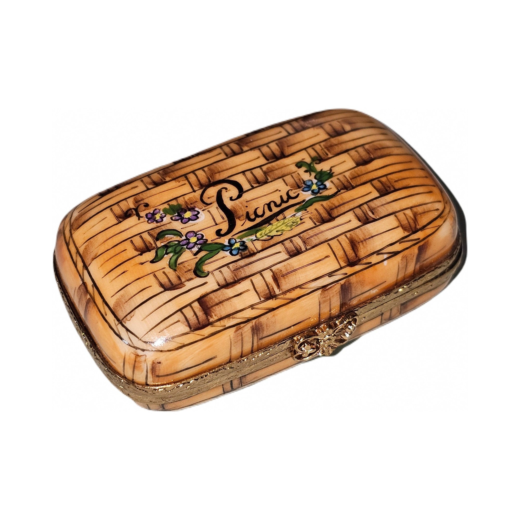 Picnic Basket Limoges Box Gift for Nature Lovers