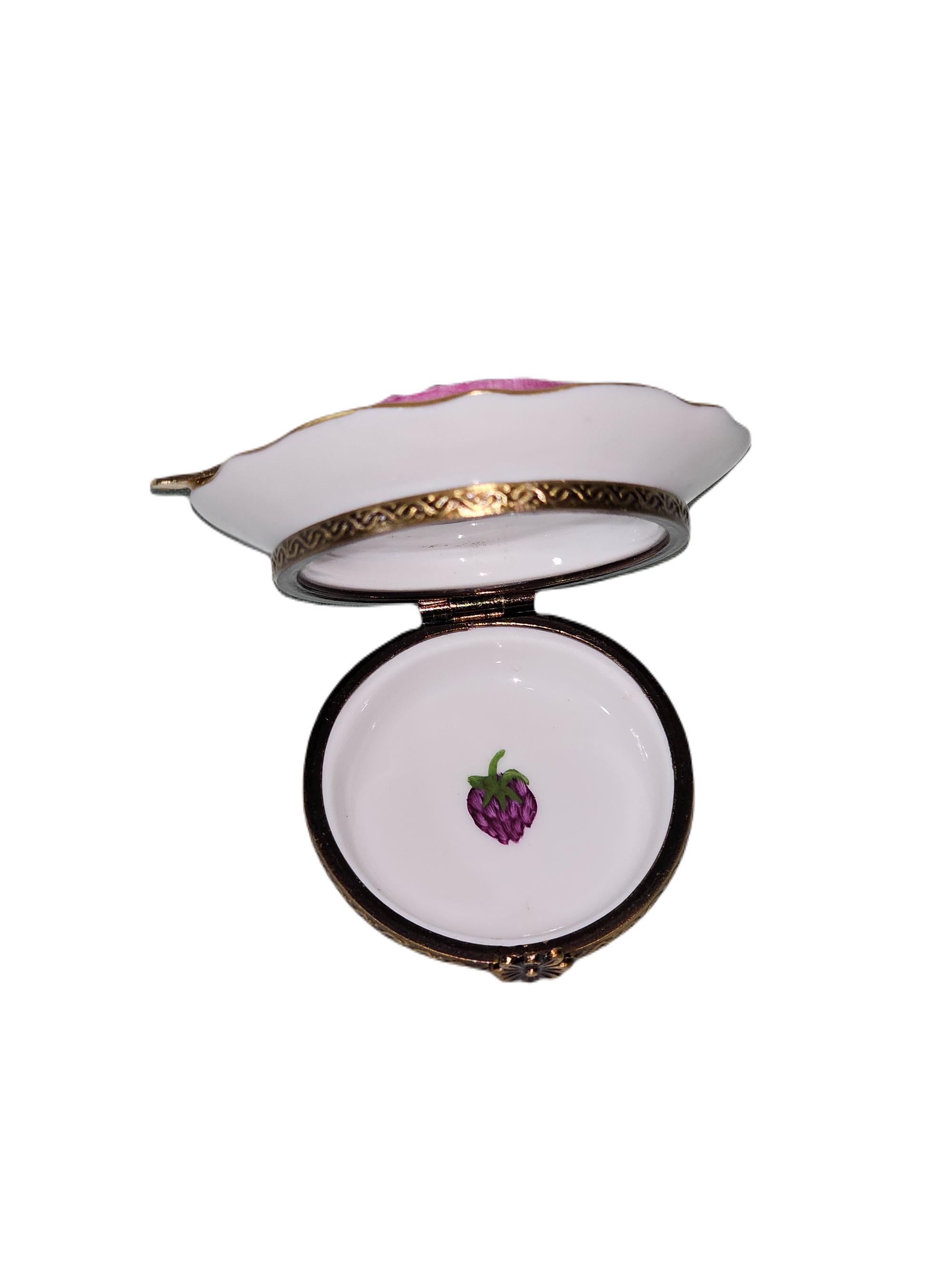 Cherry Cheesecake Limoges Box Porcelain Limoges Dessert French Trinket Box