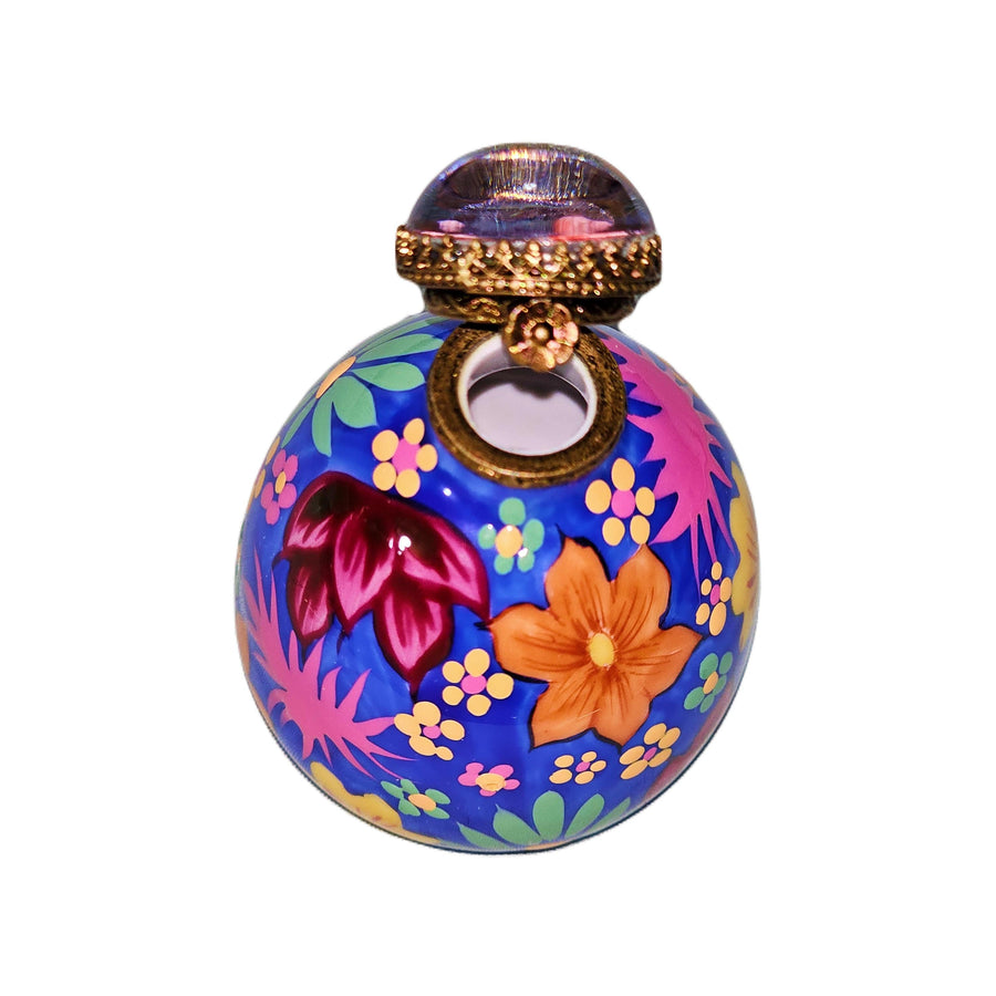 Vibrant Floral Elegance Limoges Box Porcelain Limoges traditional French Trinket Box