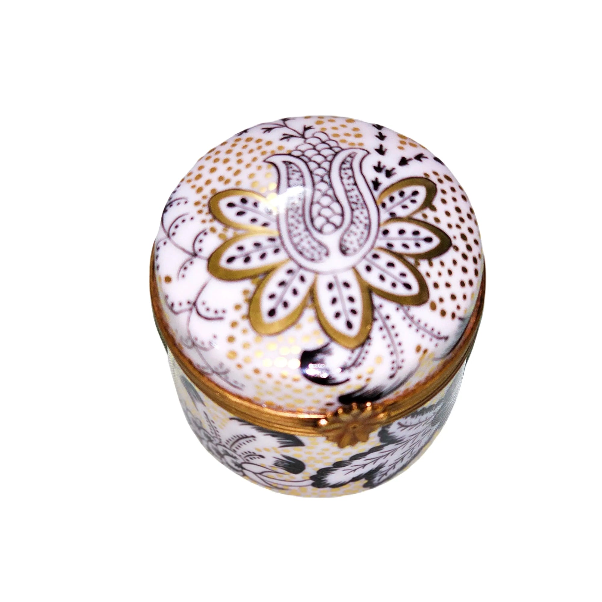 Elegant Floral Limoges Treasure Porcelain Limoges Traditional French Trinket Box