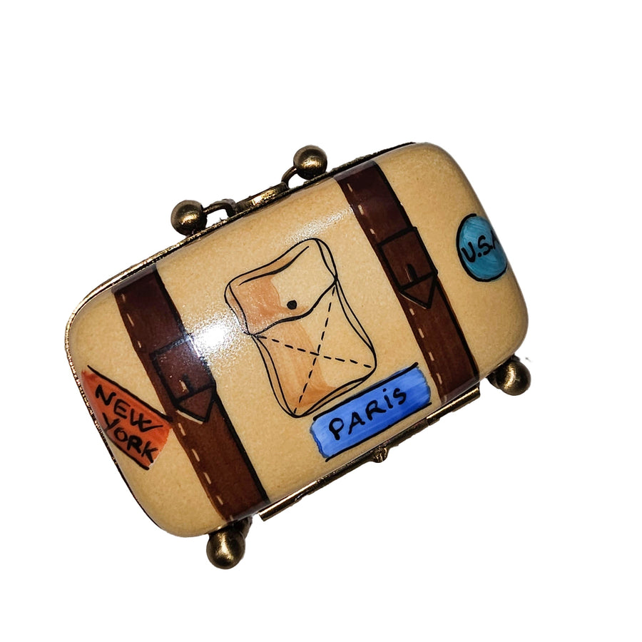 Travel-Inspired Limoges Box Delight Porcelain Limoges home house travel French Trinket Box