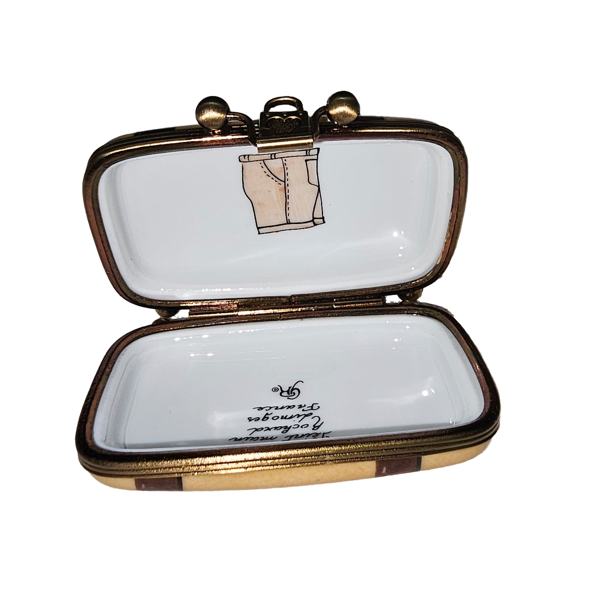 Travel-Inspired Limoges Box Delight Porcelain Limoges home house travel French Trinket Box